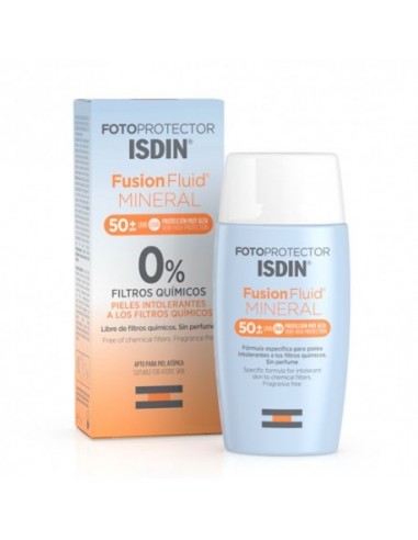 FOTOPROTECTOR ISDIN FUSION FLUID MINERAL SPF 50...