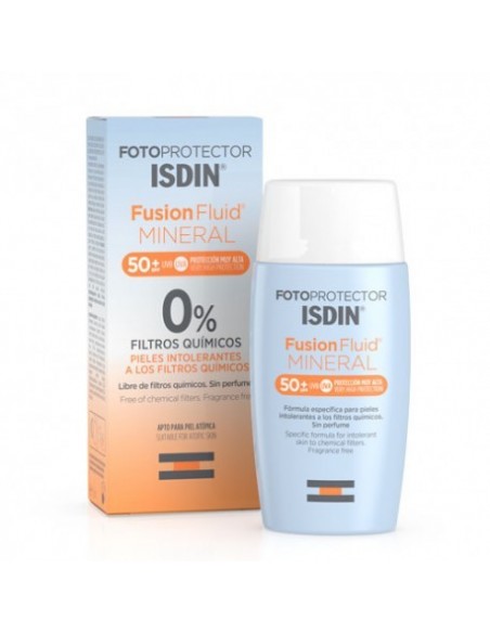 FOTOPROTECTOR ISDIN FUSION FLUID MINERAL SPF 50 50 ML