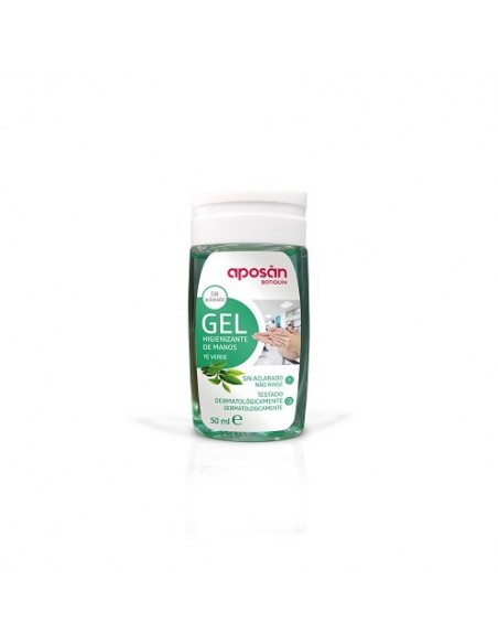 GEL APOSAN HIDROALCOHOLICO MANOS 70 TE VERDE 50ML