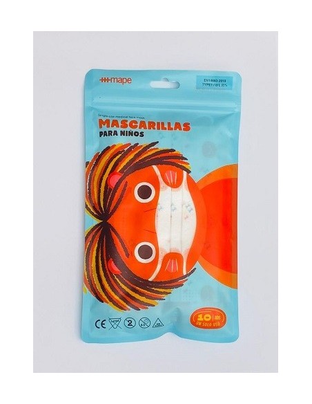 MASCARILLA QUIRURGICA INFANTIL PACK 10 U