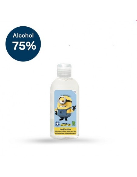 GEL HIDROALCOHOLICO HIGIENE MANOS INFANTIL MINIONS 100ML 1UD
