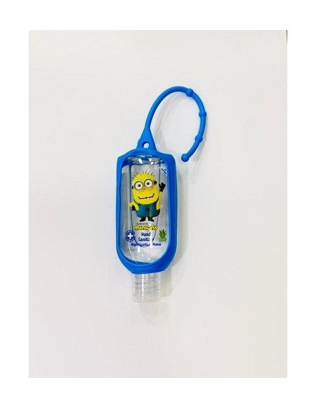 GEL HIDROALCOHOLICO HIGIENE MANOS INFANTIL MINIONS 60ML PARA MOCHILA 1UD