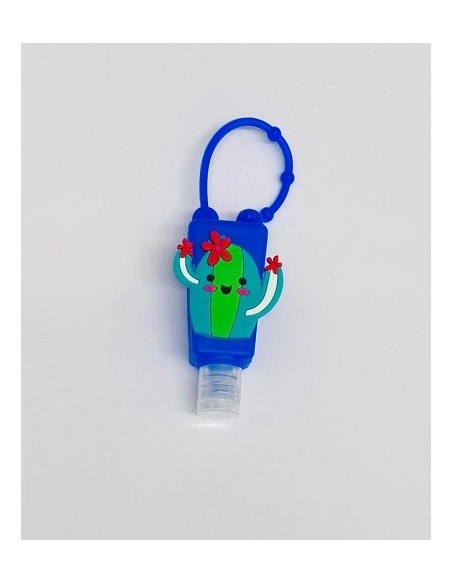 PORTA GEL PARA MOCHILA CON DIBUJOS VARIADOS RELLENO CON GEL HIDROALCOHOLICO 73 30ML 1 UD
