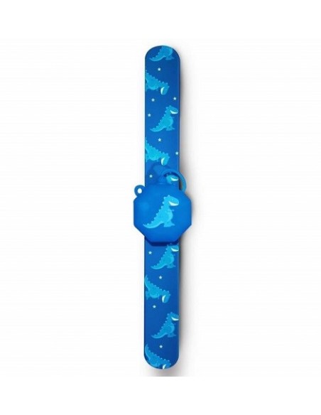 PULSERA INNOVAKIDS AZUL DISPENSADORA DE GEL HIDROALCOHOLICO 10ML  PERA DE RELLENO