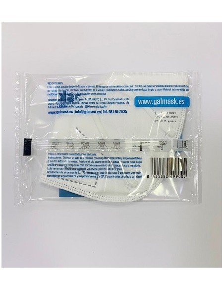MASCARILLA FFP3 BLANCA 1UNIDAD