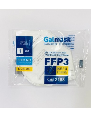 MASCARILLA FFP3 BLANCA 1UNIDAD