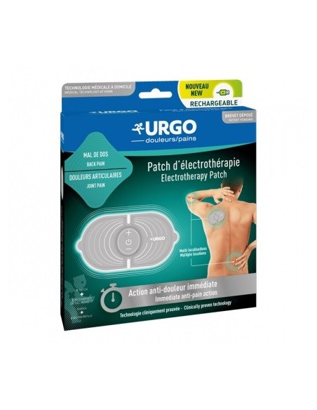 URGO PARCHE DE ELECTROTERAPIA RECARGABLE 1 PARCHE  2 RECARGAS DE GEL