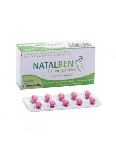 NATALBEN PRECONCEPTIVO 30 CAPSULAS