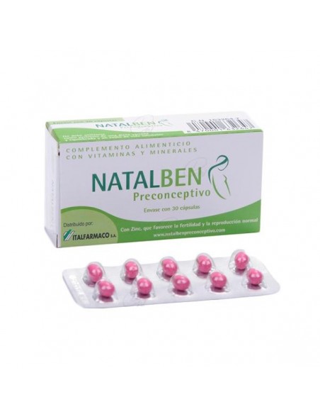 NATALBEN PRECONCEPTIVO 30 CAPSULAS