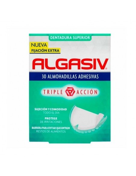 ALGASIV ALMOHADILLAS DENTADURA SUPERIOR 30 UNIDADES