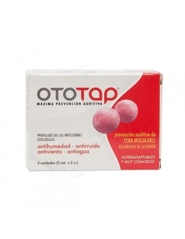 TAPONES OIDOS OTOTAP CERA 6 U