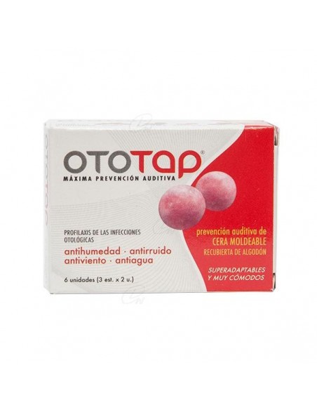 TAPONES OIDOS OTOTAP CERA 6 U
