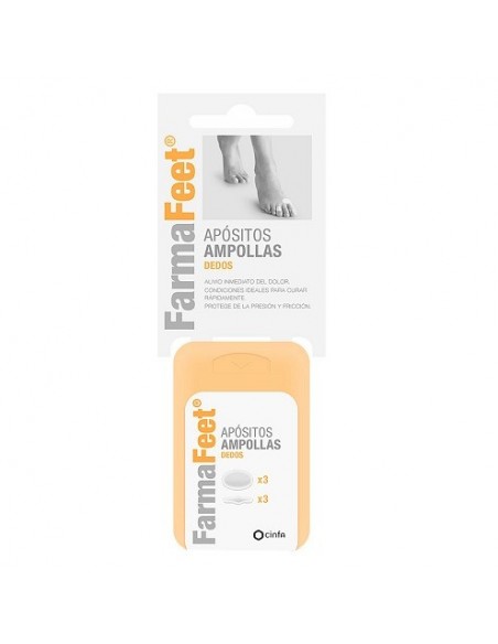 FARMAFEET APOSITOS AMPOLLAS DEDOS 6U