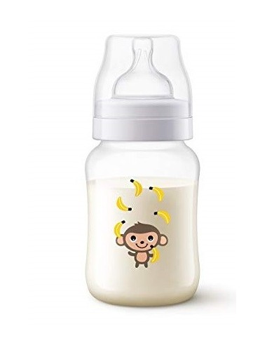 BIBERON ANTICOLIC PHILIPS AVENT 260 ML SAFARI MONO
