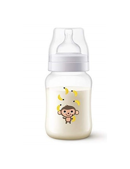 BIBERON ANTICOLIC PHILIPS AVENT 260 ML SAFARI MONO