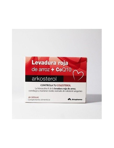 ARKOSTEROL LEVADURA ARROZ ROJO  Q10 60 CAPSULAS