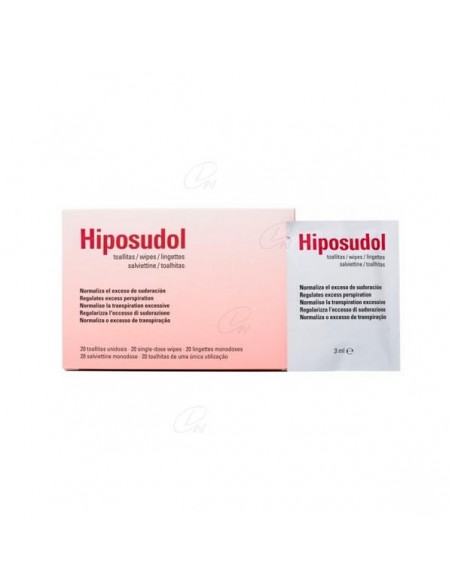 HIPOSUDOL TOALLITAS 3 ML 20 TOALLITAS