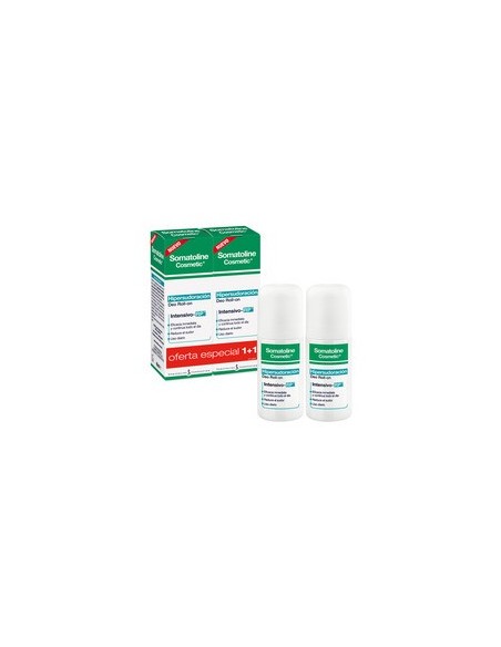 SOMATOLINE COSMETIC DESODORANTE HIPERSUDORACION ROLLON 40 ML 2 U