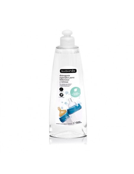 SUAVINEX DETERGENTE ESPECIFICO BIBERONES TETINAS GEL LIMPIABIBERONES 500 ML