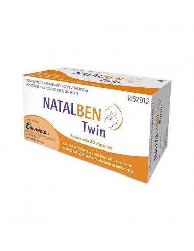NATALBEN TWIN 30 CAPSULAS