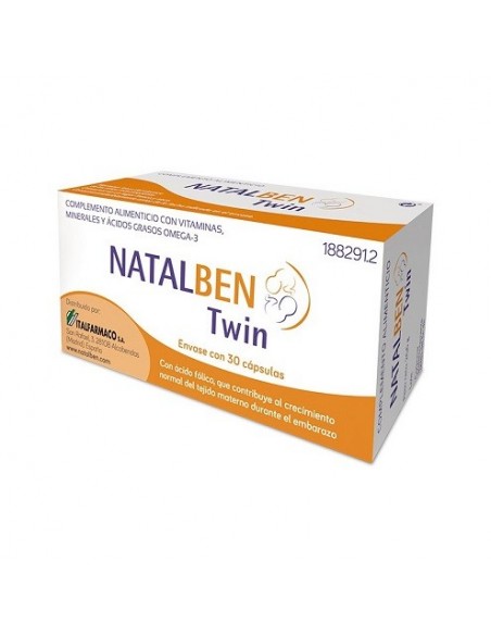 NATALBEN TWIN 30 CAPSULAS
