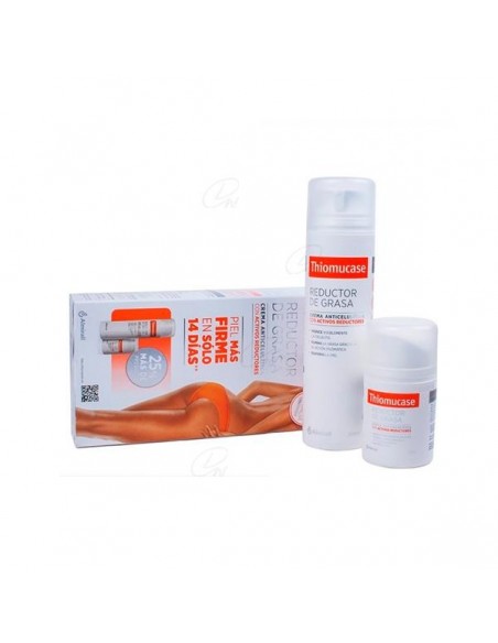 KIT THIOMUCASE CREMA ANTICELULITICA REDUCTORA DE GRASA 200 ML  50 ML REGALO