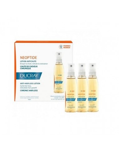 NEOPTIDE LOCION ANTICAIDA MUJER DUCRAY 30 ML 3 U
