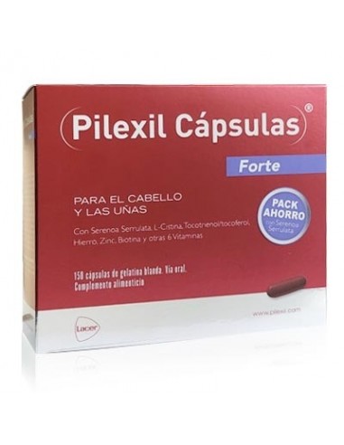 PILEXIL CAPSULAS FORTE CABELLO Y UÑAS 150 CAPSULAS