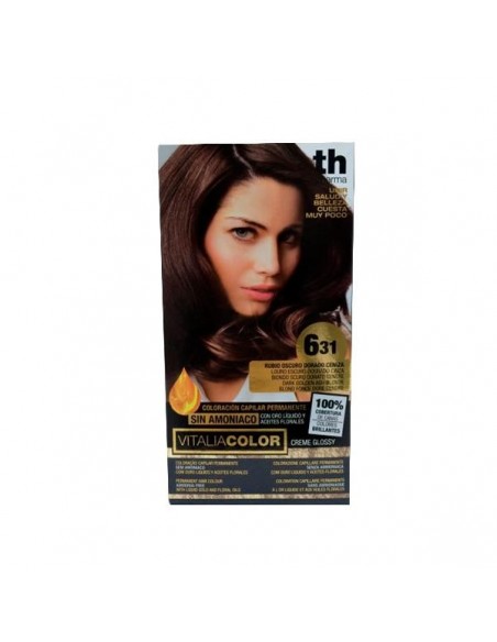 TH PHARMA VITALIA COLOR  631 RUBIO OSCURO DORADO CENIZA