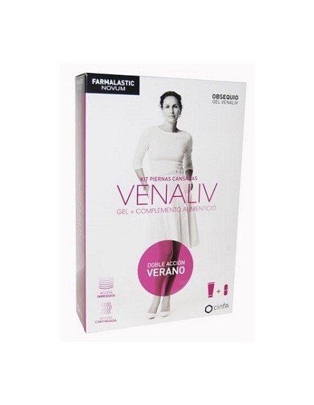 VENALIV REFRESH GEL  VENALIV REFORCE 250 ML  30 CAPSULAS