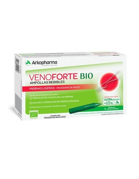 VENOFORTE PIERNAS LIGERAS 10 AMPOLLAS BEBIBLES