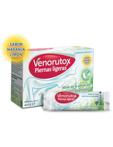 VENORUTOX PIERNAS LIGERAS 20 SOBRES