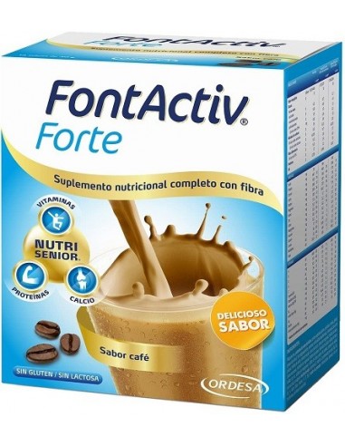 FONTACTIV FORTE 30 G 14 SOBRES CAFE