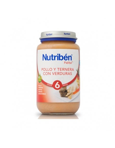 NUTRIBEN POLLO TERNERA VERDURA POTITO GRANDOTE 250 G