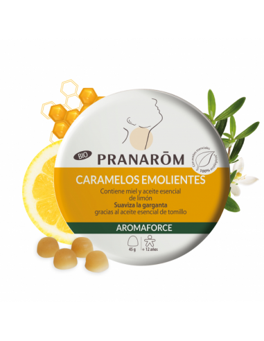 CARAMELOS EMOLIENTES AROMAFORCE PRANAROM...