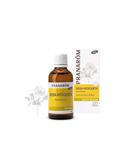PRANAROM ACEITE VEGETAL ROSA MOSQUETA 1 ENVASE 50 ML