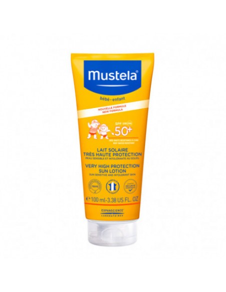 MUSTELA LECHE SOLAR MUY ALTA PROTECCION SPF 50+ 100 ML