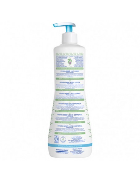 MUSTELA HYDRA BEBE LECHE CORPORAL 750 ML