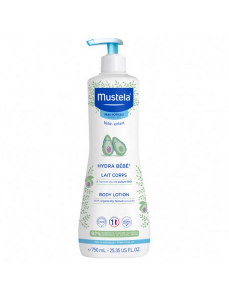 MUSTELA HYDRA BEBE LECHE CORPORAL 750 ML