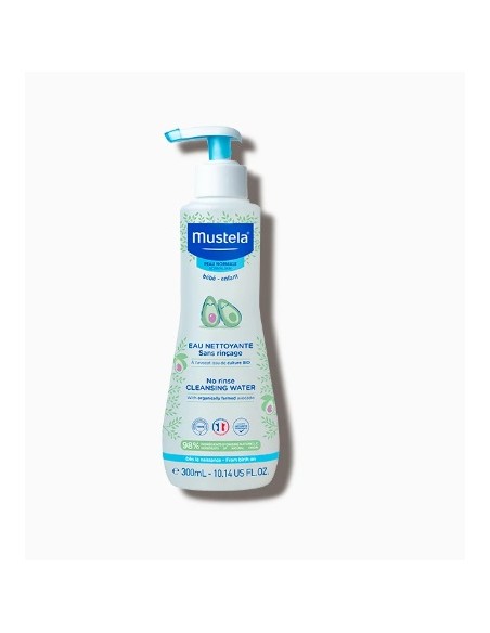 MUSTELA PHYSIO BEBÉ AGUA LIMPIADORA SIN ACLARADO 1 ENVASE 300 ML