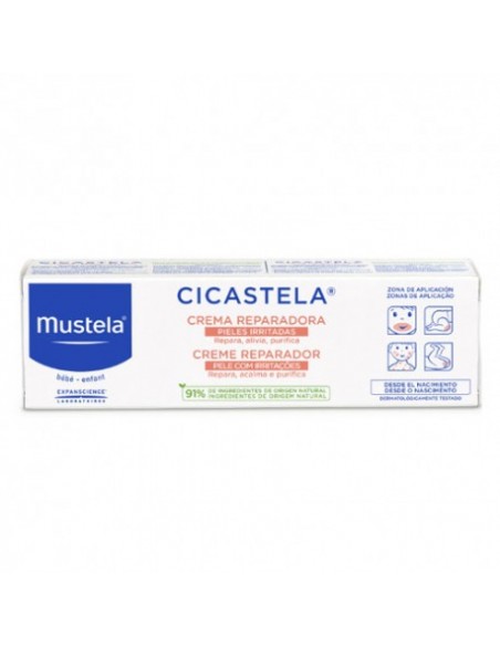 MUSTELA CICASTELA REPARADORA 1 ENVASE 40 ML
