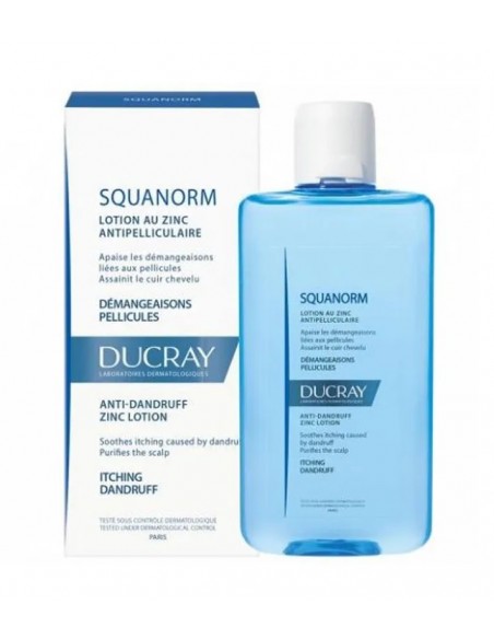 DUCRAY SQUANORM LOCIÓN CON ZINC ANTICASPA  200 ML