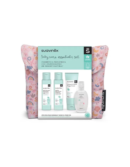 SUAVINEX NECESER DE VIAJE BABY CARE ESSENTIAL SET NIÑA