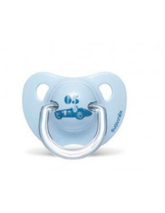 CHUPETE TETINA LATEX ANATOMICA 0  6 MESES AZUL 1 U