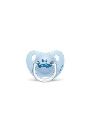 CHUPETE TETINA LATEX ANATOMICA 0  6 MESES AZUL 1 U