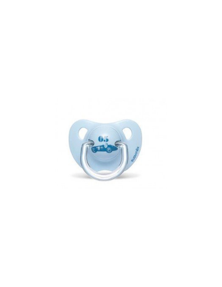 CHUPETE TETINA LATEX ANATOMICA 0  6 MESES AZUL 1 U