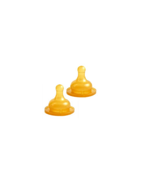 TETINA LATEX BOCA ANCHA SUAVINEX PAPILLA 2 U