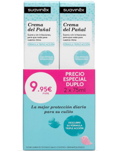SUAVINEX DUPLO CREMA DEL PAÑAL 75ML+ 75 ML