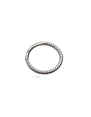 PENDIENTES BIJOUX ANILLO TWISTED 8MM
