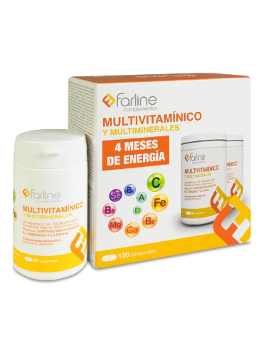FARLINE PACK MULTIVITAMINICO 4 MESES 120...